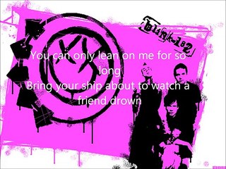 blink-182 Man Overboard lyrics