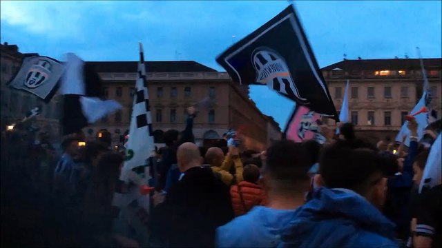 Festeggiamenti Scudetto dei tifosi della Juventus