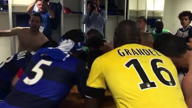 Dans les vestiaires après Nîmes-Estac