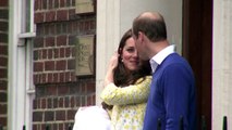 British royals present baby daughter to waiting world