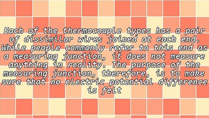 Reviewing The Fundamentals Of Thermocouple Types