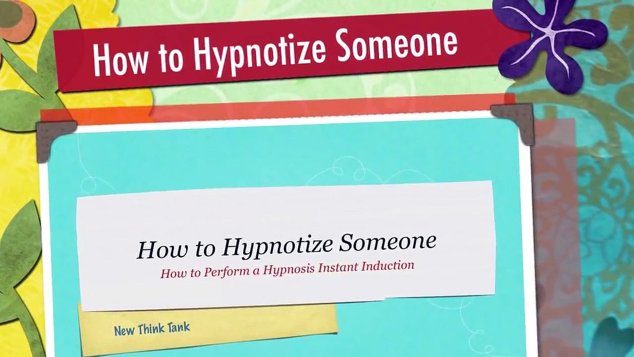 How to Hypnotize Someone