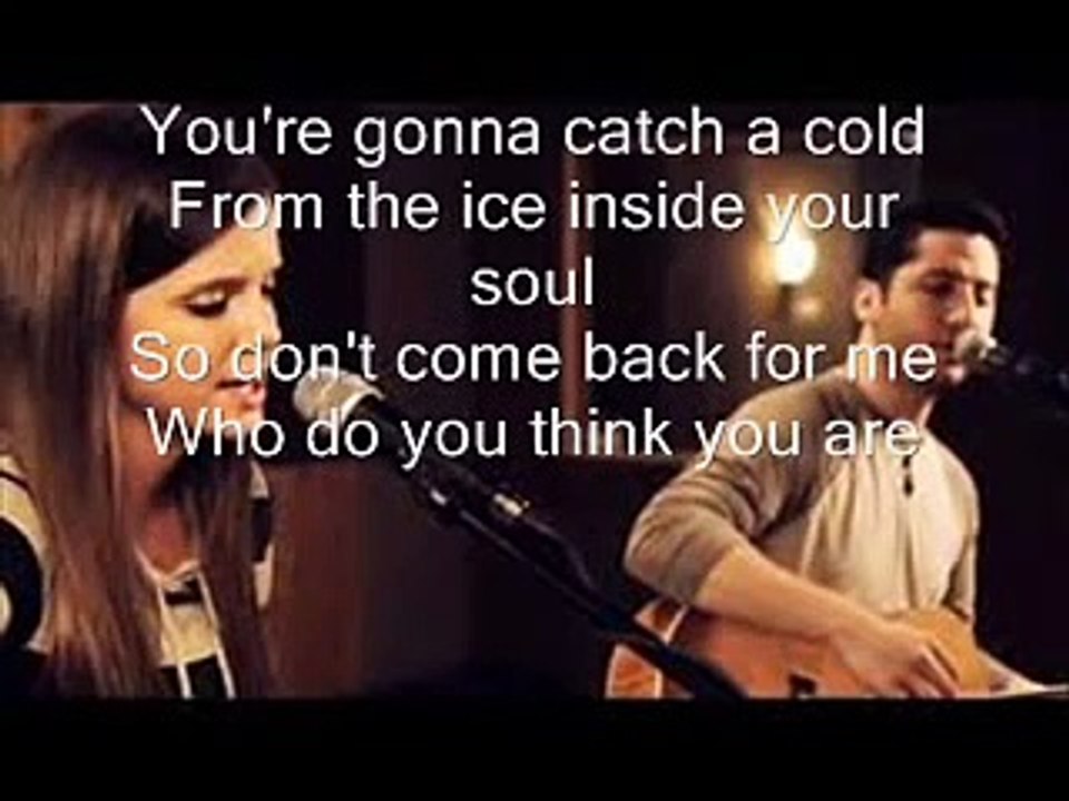 Jar Of Hearts Tiffany Alvord And Boyce Avenue Lyrics -Christina Perri