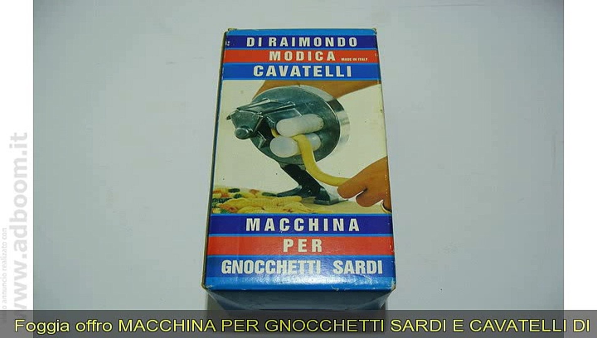 Elettrodomestici MACCHINA PER PASTA CAVATELLI DI RAIMONDO GNOCCHETTI SARDI  MADE IN ITALY farneed WC5362288