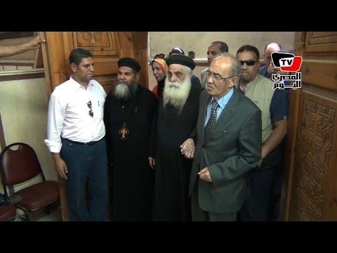 «البرعي» في زيارته لـ«كنيسة العذراء» بالوراق: «الإرهاب أفلس»