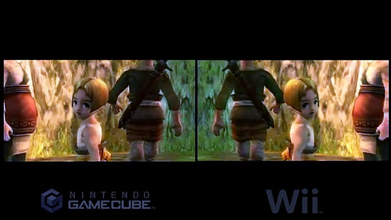 Twilight Princess Intro - Wii vs GameCube