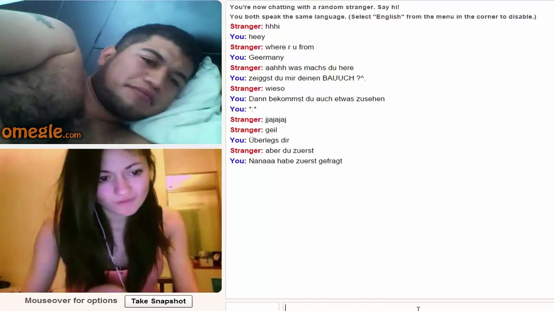 Cheating omegle porn