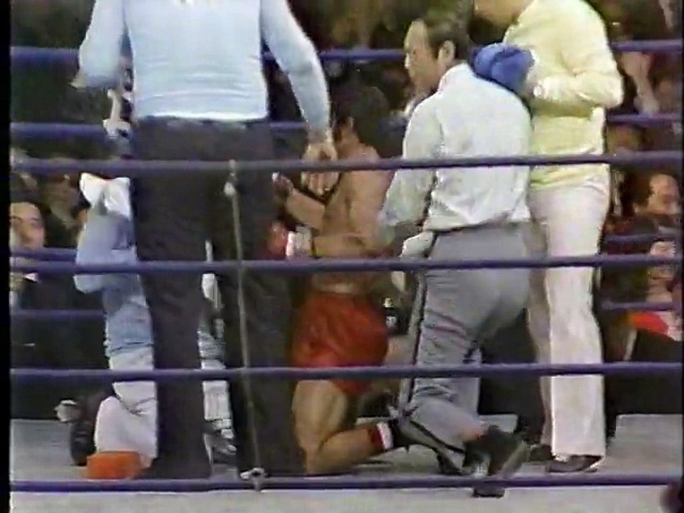 WBC世界ライト級タイトルマッチ　ガッツ石松対アルバロロハス