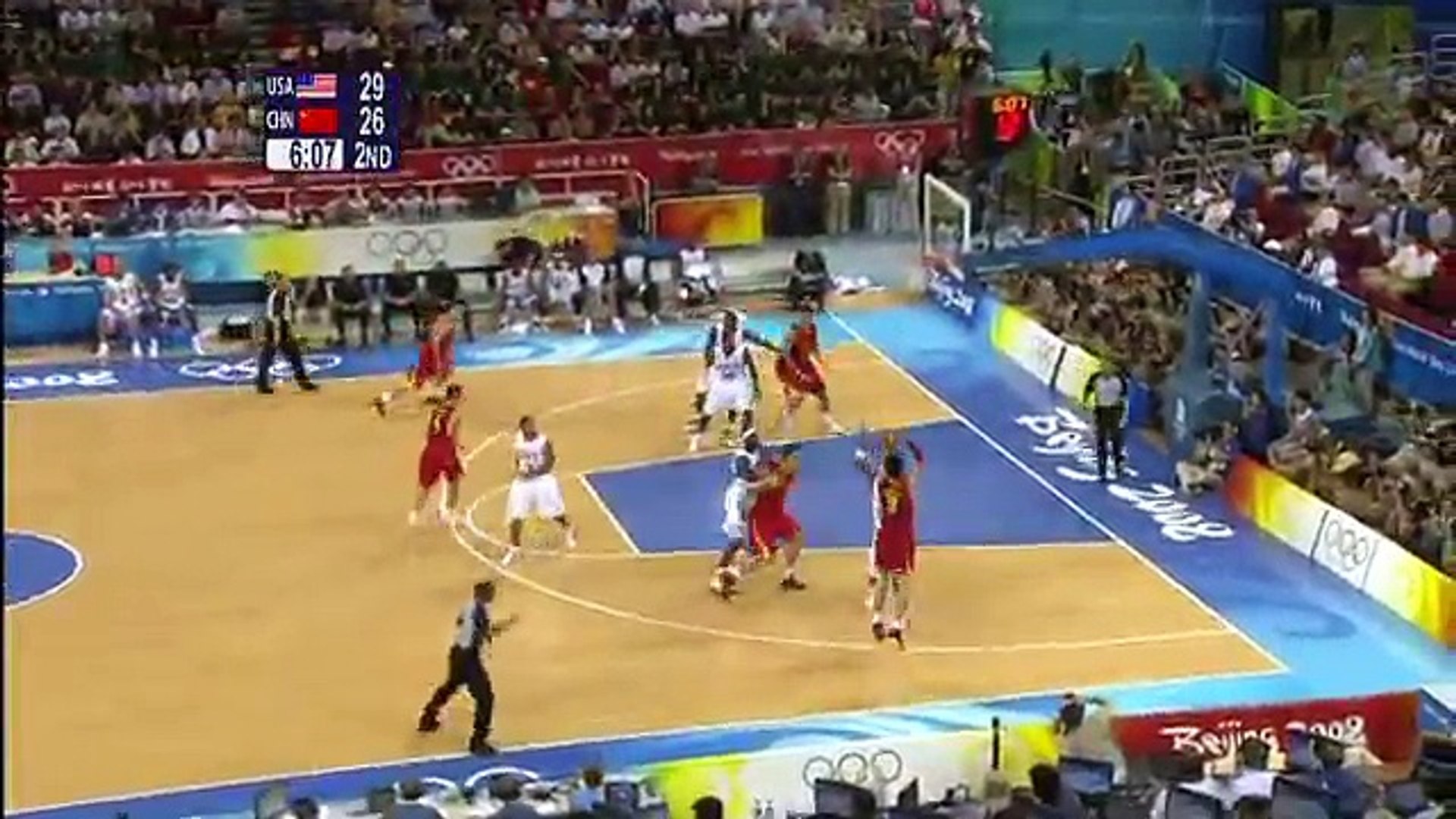 Usa Vs China Men S Basketball Beijing 08 Summer Olympic Games Video Dailymotion