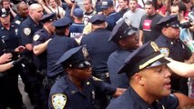 Occupy wall street - 056 - Police Break Protestors American Flag, Arrest Girl #OccupyWallStreet