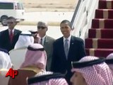 Raw Video: Obama Arrives in Saudi Arabia