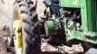 2 CYL. JOHN DEERE TRACTORS PLOWING tubalcain