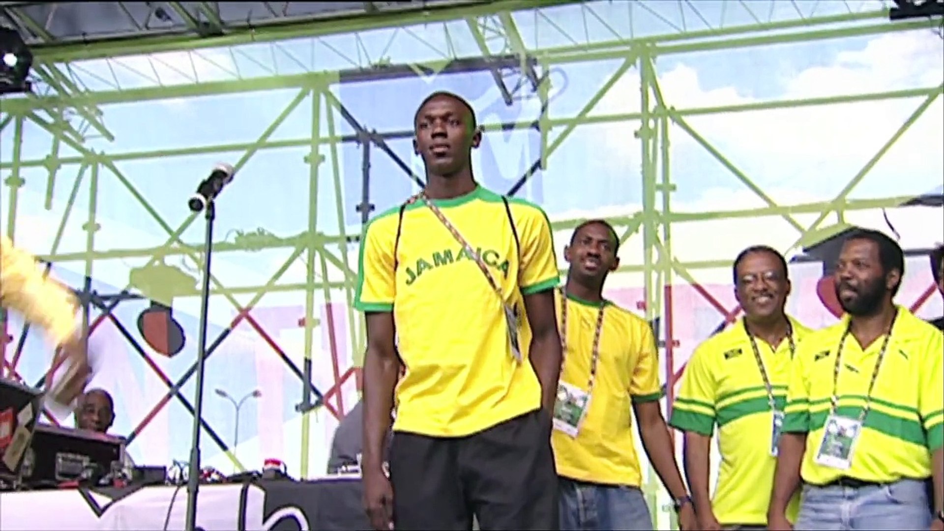 ⁣Teenage Usain Bolt on Trans World Sport
