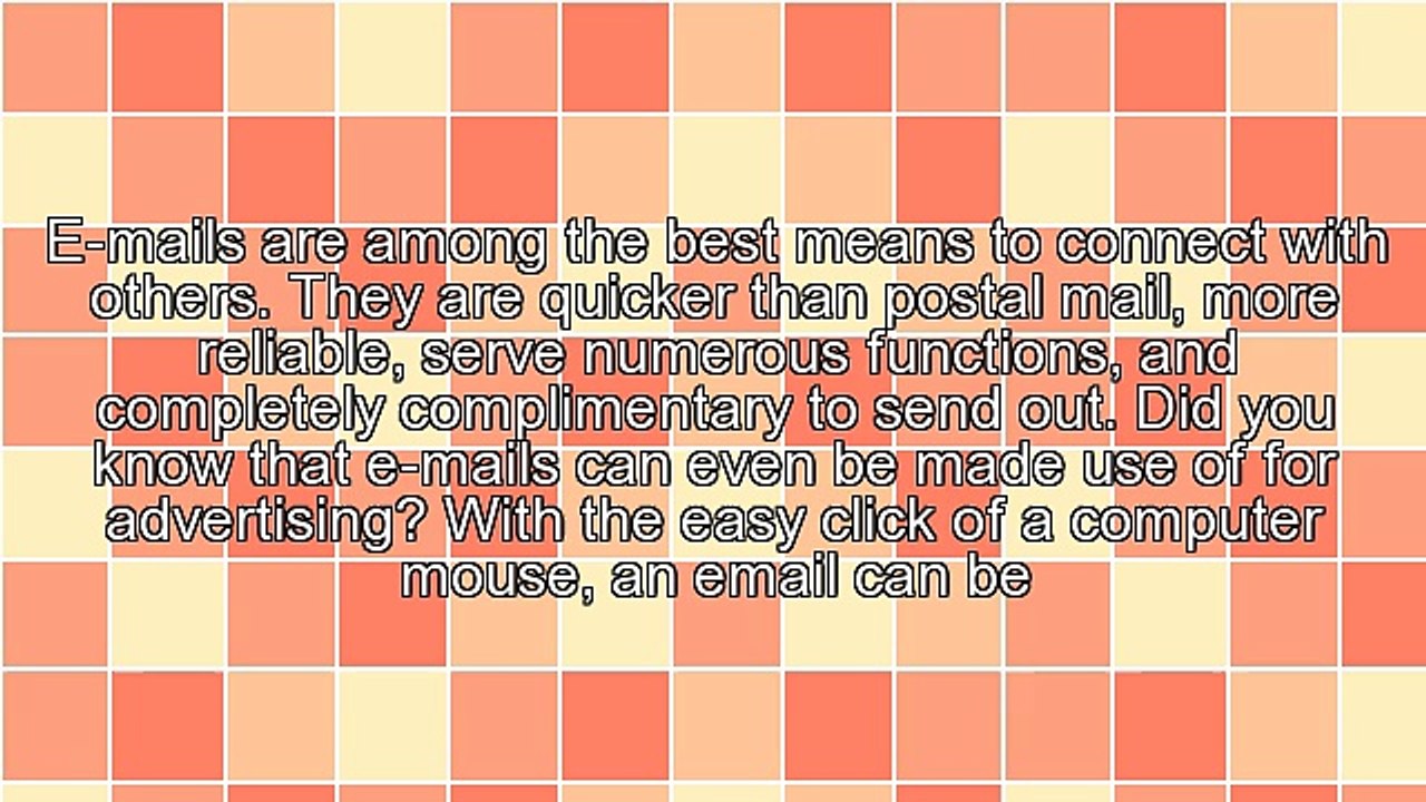 Ways To Optimize Your Time Using Email Advertising