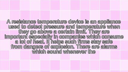 Things To Know About Buying A Resistance Temperature Device