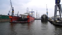 Hamburg: rondvaart langs de scheepsbouw en droogdok in de Elbe