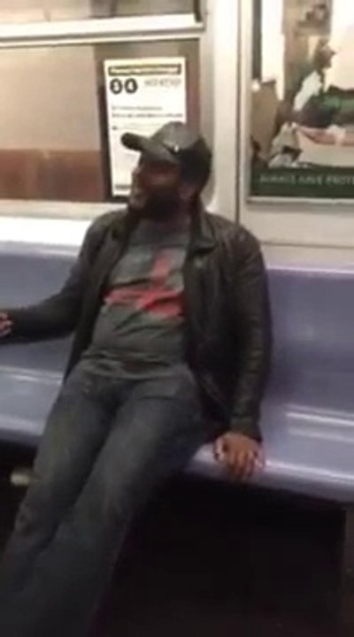 Cutty Losing His Shit On The 4 Train