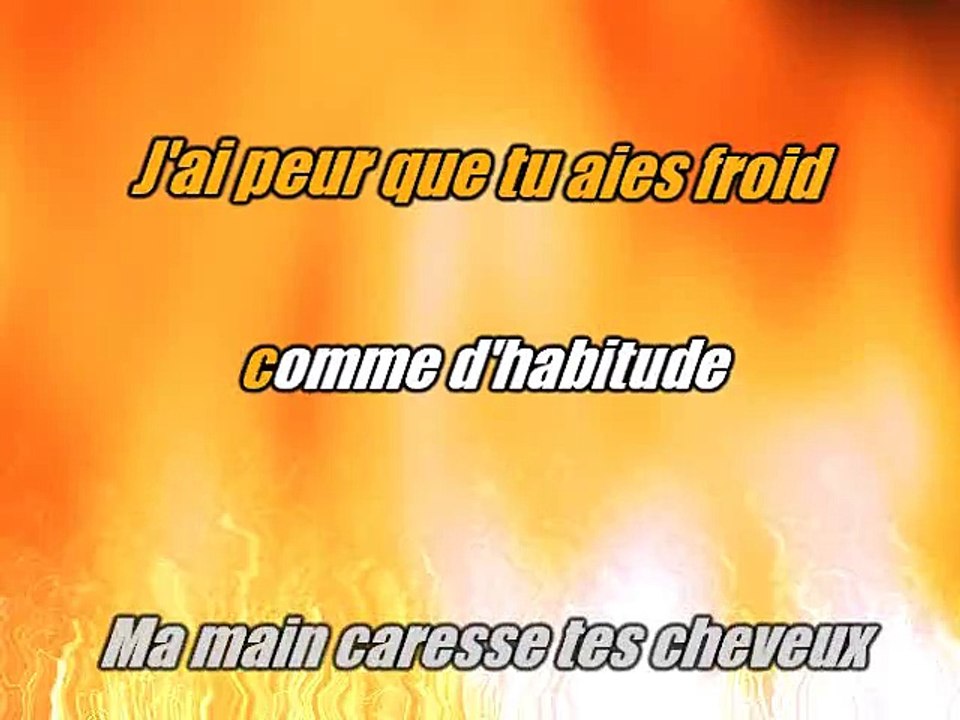 KARAOKE MICHEL SARDOU - Comme d'habitude [LIVE...