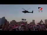 مروحيات الجيش تحلق في طيران منخفض على التحرير