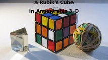 How To Draw a Rubik's Cube: Amazing Anamorphic Illusion