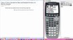 Using a TI-84 to Calculate the Mean and Standard Deviation of a Data Set (Sample)