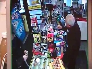 kindest armed robbery caught on camera