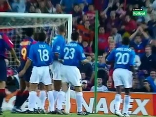 Goles Rivaldo Barcelona-Valencia 2000-2001 (Con chilena) GRAN CALIDAD Y SONIDO