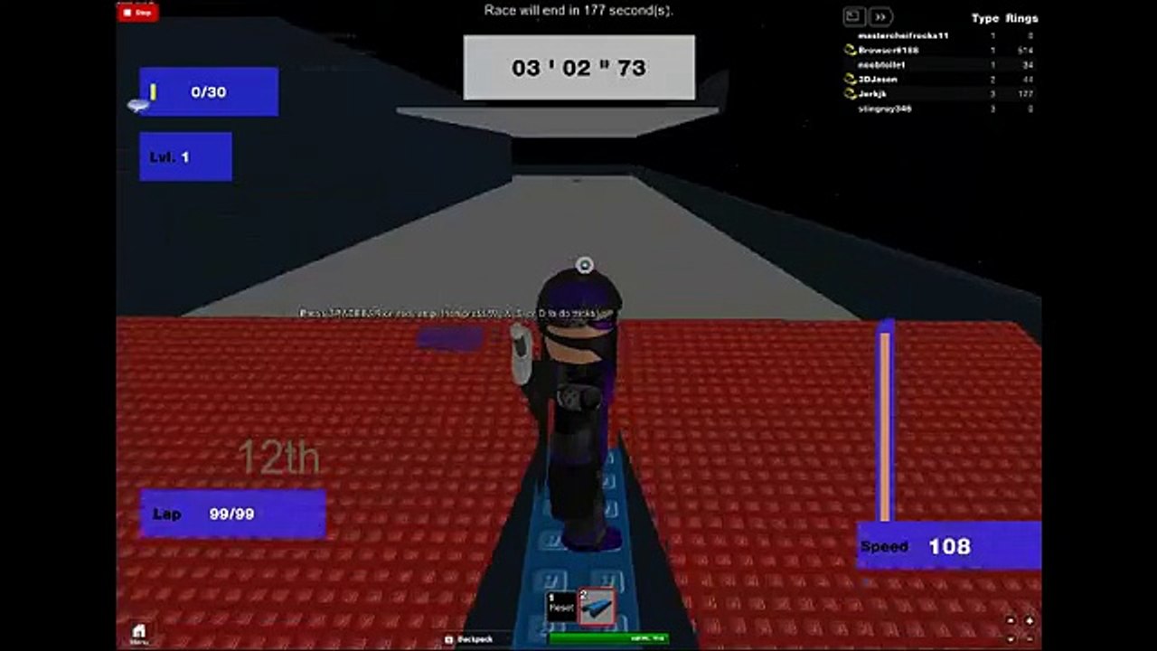 sonic riders tutorial run on roblox