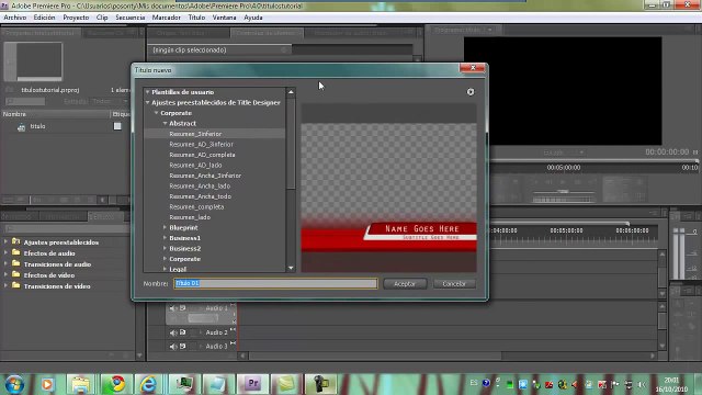 Tutorial Adobe Premiere Pro Como crear titulos animados