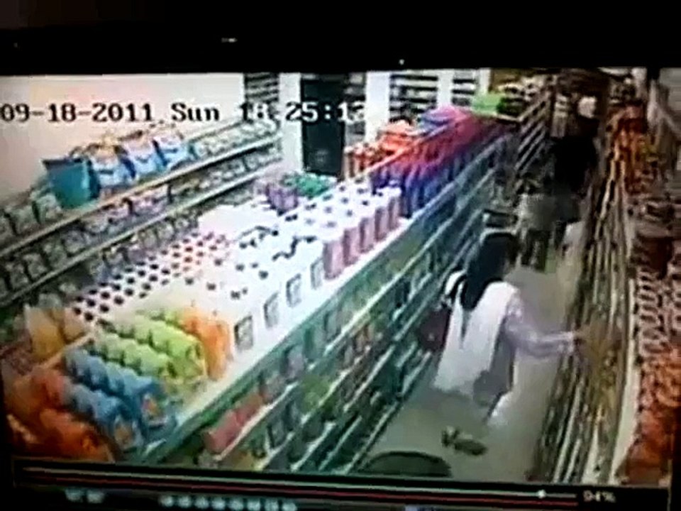CCTV Footage of Nepalese Mall as Quake Strikes