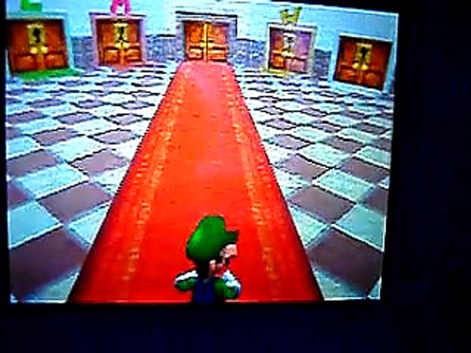 Super Mario 64 DS - Panneau luigi et  wario  + bug turn off Ds lit screens