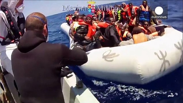 Cerca de 3.500 inmigrantes rescatados en un solo día en aguas del Mediterráneo