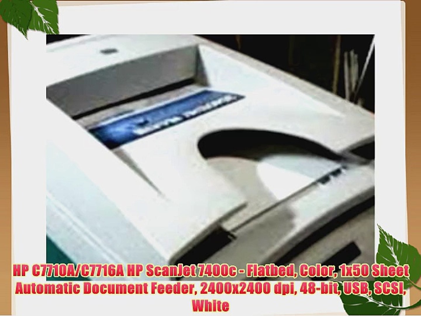 Hp C7710a C7716a Hp Scanjet 7400c Flatbed Color 1x50 Sheet