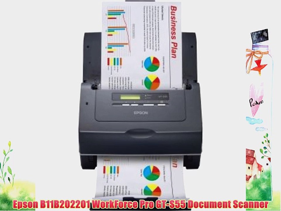 Epson B11B202201 WorkForce Pro GT-S55 Document Scanner