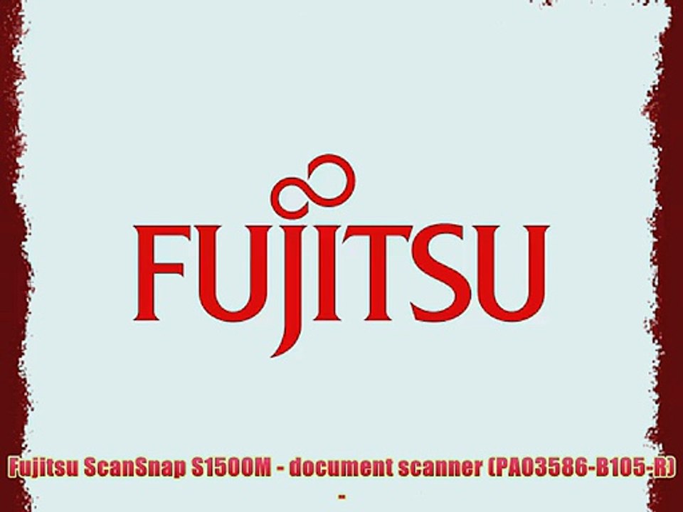 Fujitsu ScanSnap S1500M - document scanner (PA03586-B105-R) -