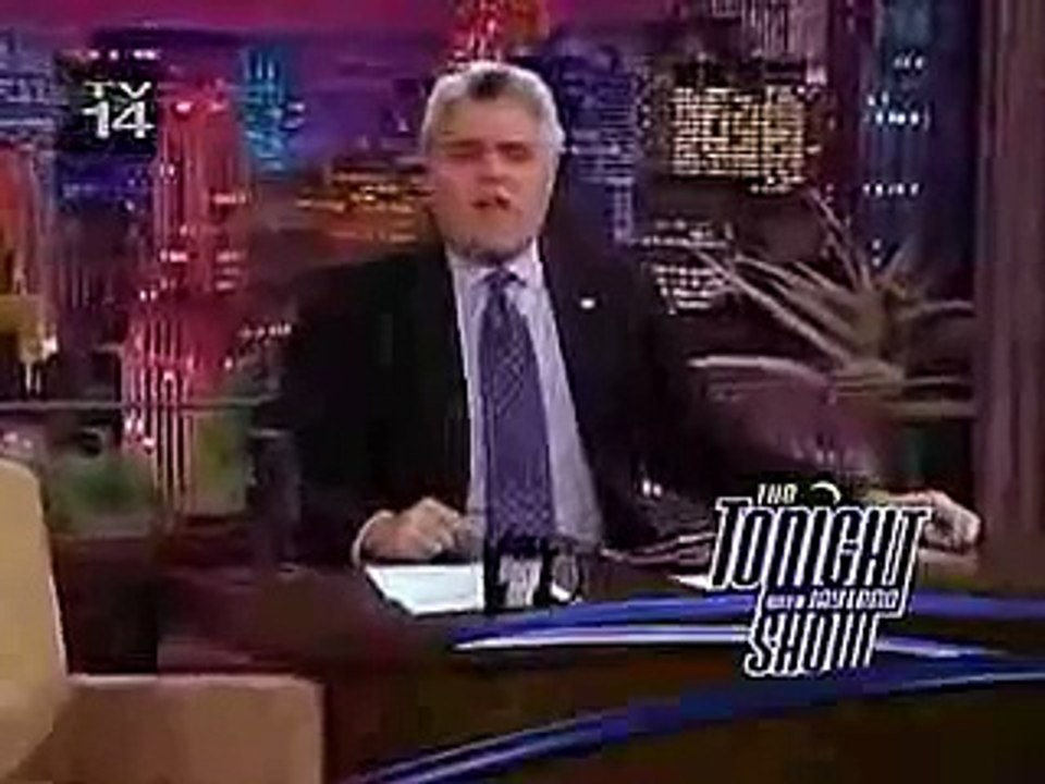 Wentworth Miller at "Tonight with Jay Leno Show"