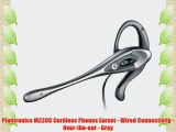 Plantronics M220C Cordless Phones Earset - Wired Connectivity - Over-the-ear - Gray