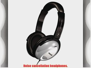 Noise Cancellation Headphones Black/Gray Sold as 1 each