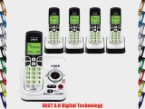 Vtech 6229-5 DECT 6.0 Cordless Phone Silver/Black 5 Handsets