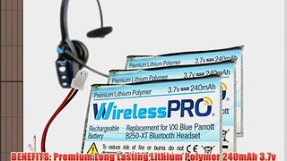 Wireless Pro? Premium Replacement Rechargeable Battery for VXI Blue Parrott B250-XT B250-XT