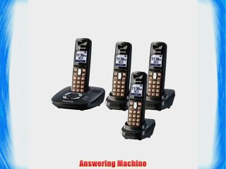 Panasonic Dect 6.0 4-Handset Cordless Phone with Answering Machine (KX-TG6434T)