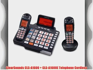 ClearSounds CLS-A1600   CLS-A1600E Telephone Cordless