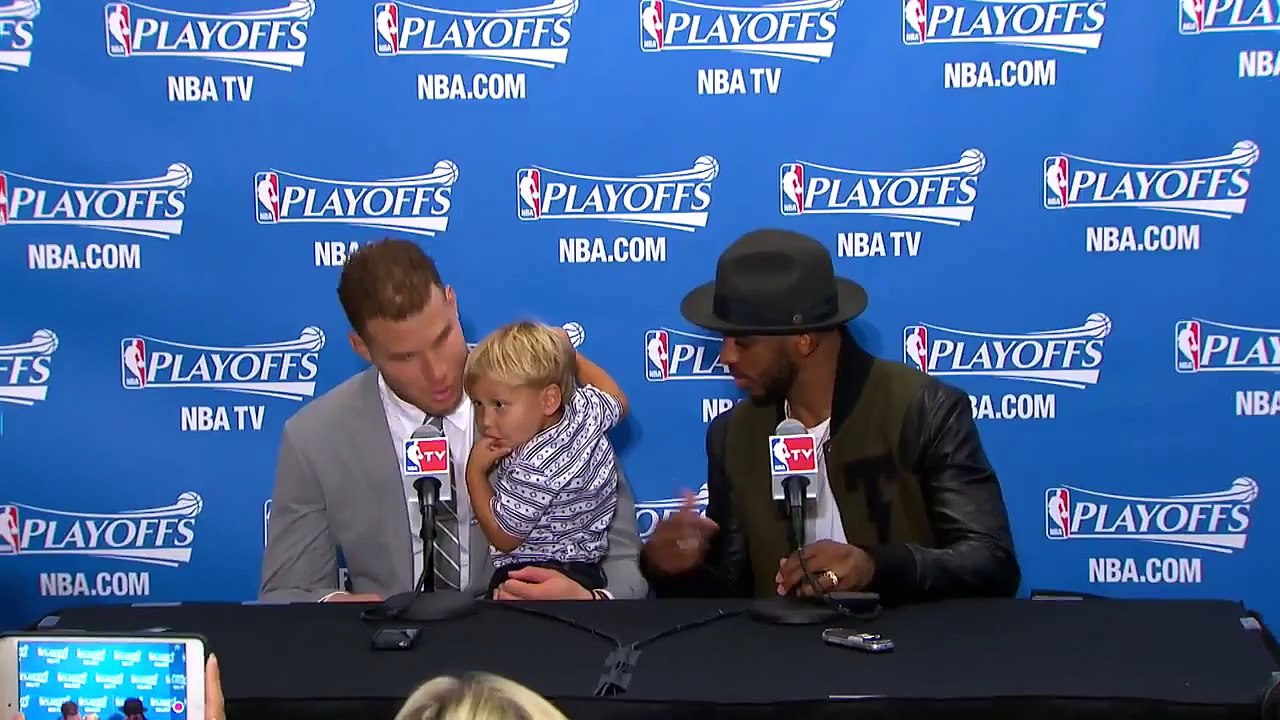 Clippers on Round 1 Victory _ Spurs vs Clippers _ Game 7 _ May 2, 2015 _ NBA Playoffs