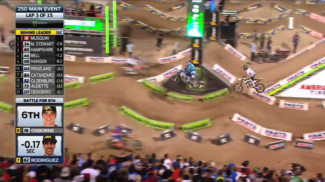 AMA Supercross 2015 Rd 17 Las Vegas 250 East-West Shootout Highlights