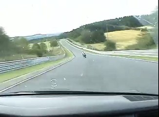 Nordschleifecar Bike Mercedes 190 2.5 and Yamaha R1 Lap2