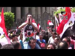 مسيرة ترحب برحيل «طلعت» وتطالب بنائب عام من «التحرير»