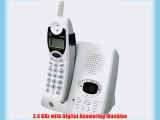 GE 2.4 GHZ Cordless Phone With Call Waiting Caller ID and Digital Answering Machine