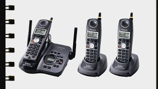 Panasonic KX-TG5653B 5.8 GHz FHSS GigaRange  Digital Cordless Answering System with Three Handsets