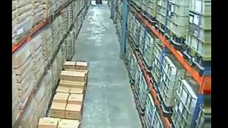 REAL Footage of a Warehouse during Nepal Earthquake-2015