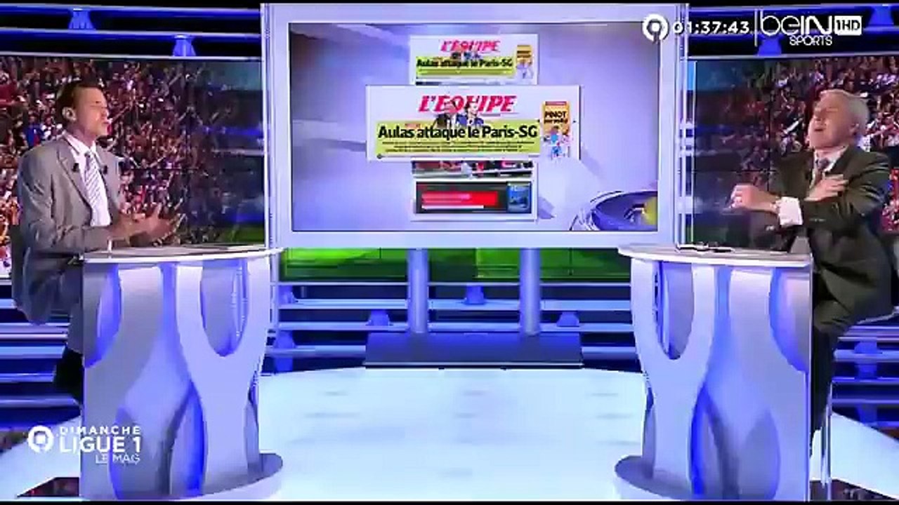 Clash Jean-Michel Aulas vs Luis Fernandez sur beIN Sports